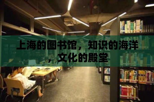 上海的圖書館，知識的海洋，文化的殿堂