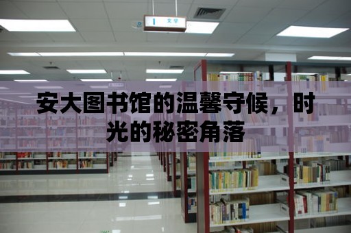 安大圖書館的溫馨守候，時光的秘密角落