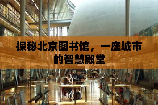 探秘北京圖書館，一座城市的智慧殿堂