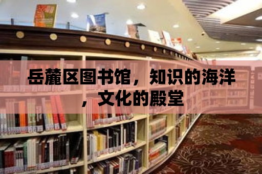 岳麓區圖書館，知識的海洋，文化的殿堂