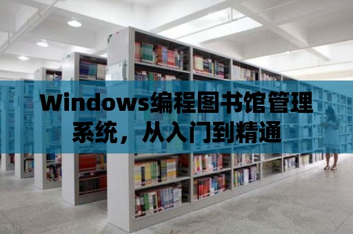 Windows編程圖書館管理系統(tǒng)，從入門到精通