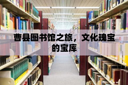 曹縣圖書館之旅，文化瑰寶的寶庫