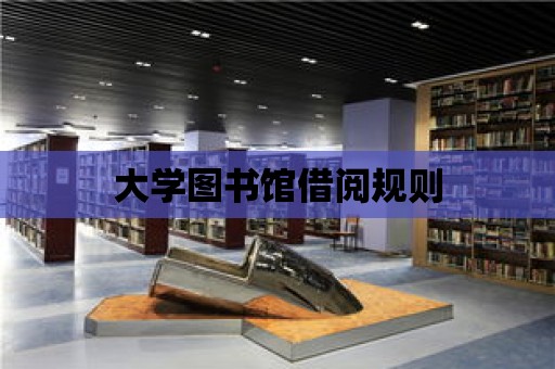 大學圖書館借閱規則