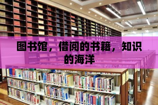 圖書館，借閱的書籍，知識的海洋