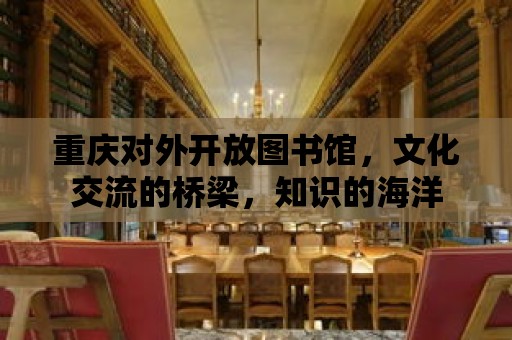 重慶對外開放圖書館，文化交流的橋梁，知識的海洋