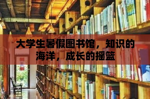 大學生暑假圖書館，知識的海洋，成長的搖籃