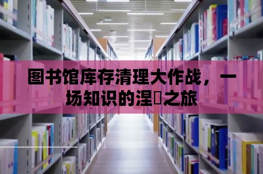 圖書館庫存清理大作戰，一場知識的涅槃之旅