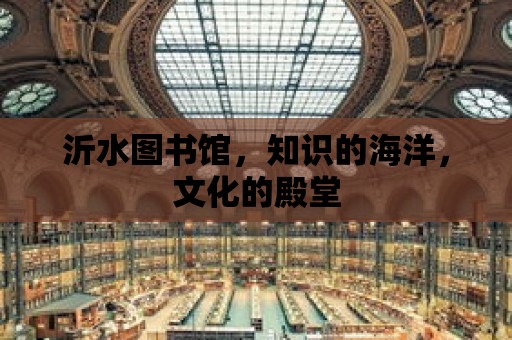 沂水圖書館，知識的海洋，文化的殿堂