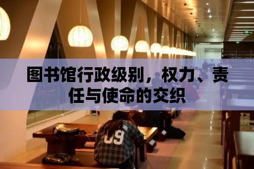 圖書館行政級別，權力、責任與使命的交織