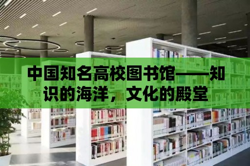 中國知名高校圖書館——知識的海洋，文化的殿堂