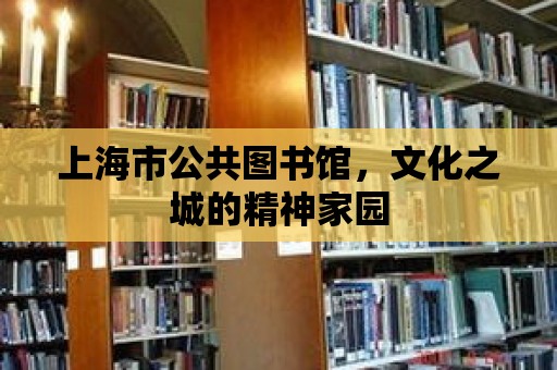 上海市公共圖書館，文化之城的精神家園