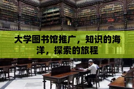 大學圖書館推廣，知識的海洋，探索的旅程