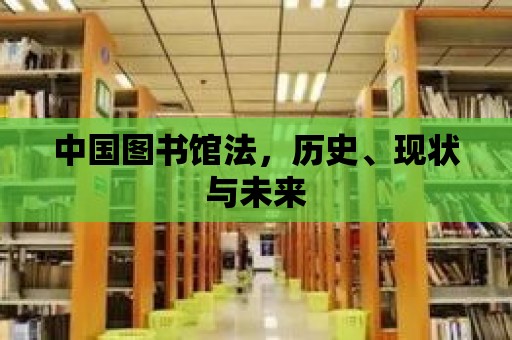 中國圖書館法，歷史、現狀與未來