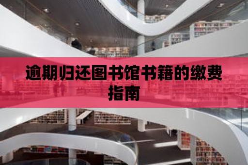 逾期歸還圖書館書籍的繳費指南