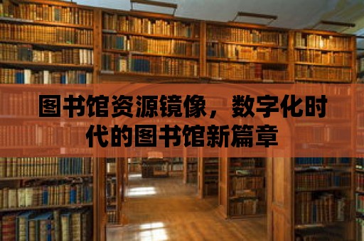 圖書館資源鏡像，數字化時代的圖書館新篇章