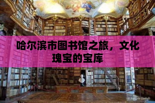 哈爾濱市圖書館之旅，文化瑰寶的寶庫