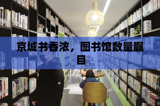 京城書香濃，圖書館數量矚目