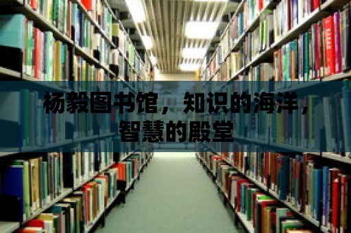 楊毅圖書館，知識的海洋，智慧的殿堂