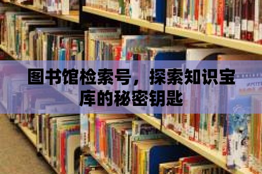 圖書館檢索號，探索知識寶庫的秘密鑰匙