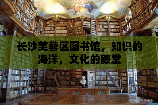 長沙芙蓉區圖書館，知識的海洋，文化的殿堂