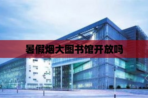 暑假煙大圖書館開放嗎