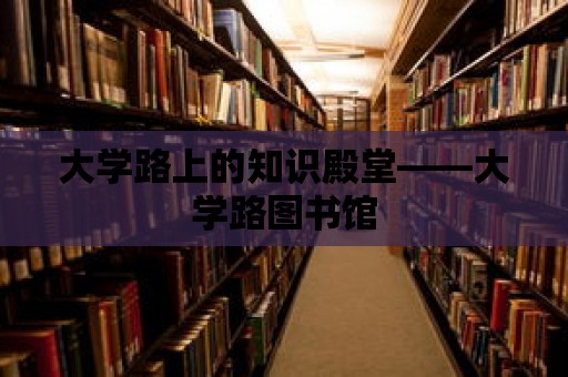 大學路上的知識殿堂——大學路圖書館