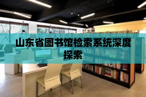 山東省圖書館檢索系統(tǒng)深度探索