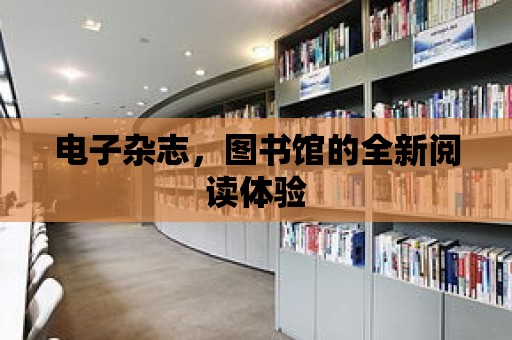 電子雜志，圖書館的全新閱讀體驗(yàn)