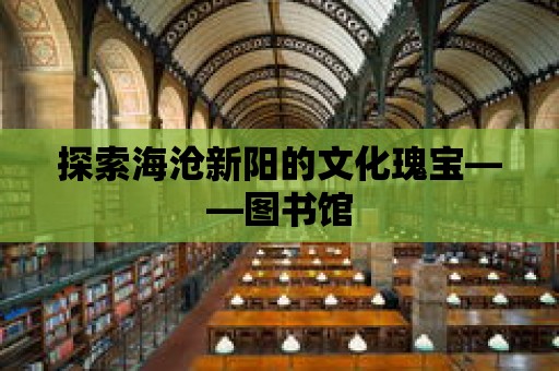 探索海滄新陽的文化瑰寶——圖書館