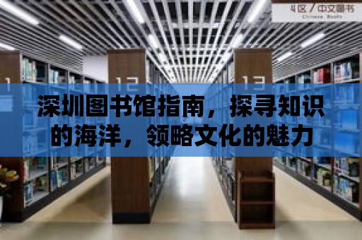 深圳圖書館指南，探尋知識的海洋，領略文化的魅力