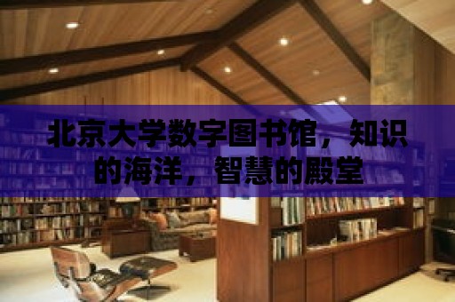 北京大學數字圖書館，知識的海洋，智慧的殿堂