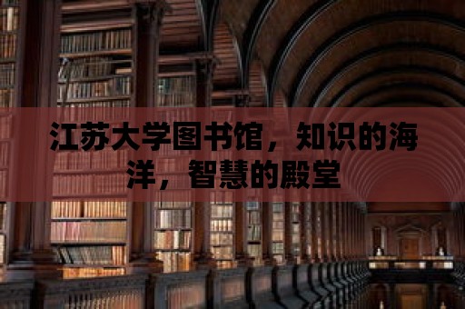 江蘇大學圖書館，知識的海洋，智慧的殿堂