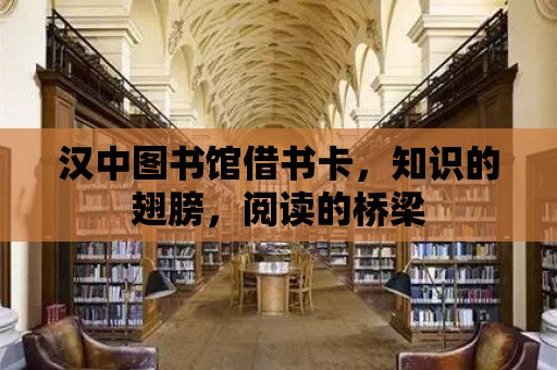 漢中圖書館借書卡，知識(shí)的翅膀，閱讀的橋梁