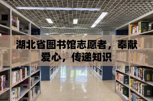 湖北省圖書館志愿者，奉獻愛心，傳遞知識