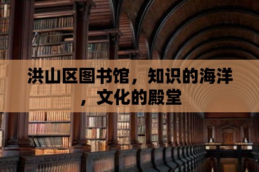 洪山區圖書館，知識的海洋，文化的殿堂