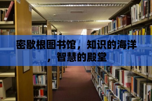 密歇根圖書館，知識的海洋，智慧的殿堂