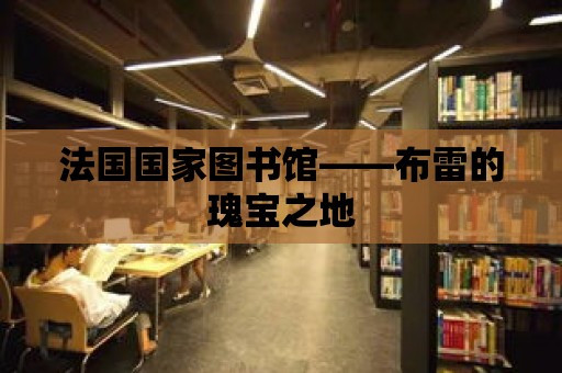 法國國家圖書館——布雷的瑰寶之地