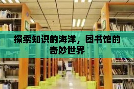 探索知識的海洋，圖書館的奇妙世界