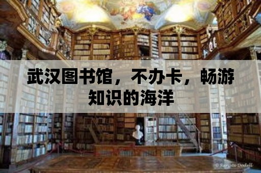 武漢圖書館，不辦卡，暢游知識(shí)的海洋