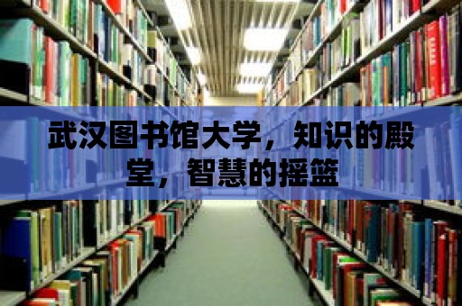 武漢圖書館大學，知識的殿堂，智慧的搖籃