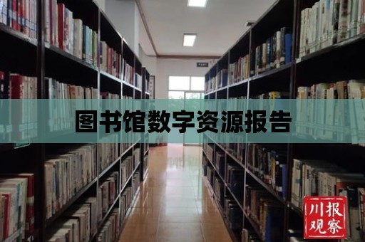 圖書館數(shù)字資源報告