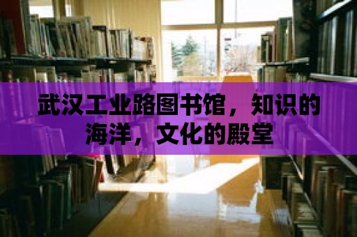 武漢工業路圖書館，知識的海洋，文化的殿堂