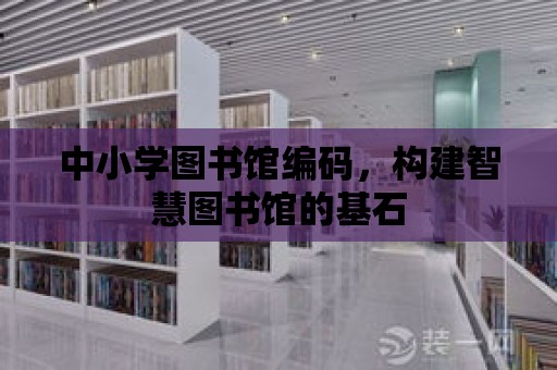 中小學(xué)圖書館編碼，構(gòu)建智慧圖書館的基石