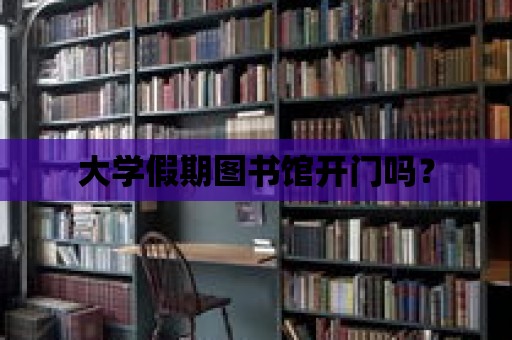 大學假期圖書館開門嗎？