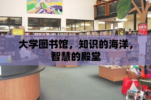 大學圖書館，知識的海洋，智慧的殿堂