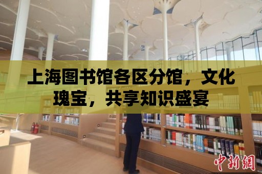 上海圖書館各區分館，文化瑰寶，共享知識盛宴