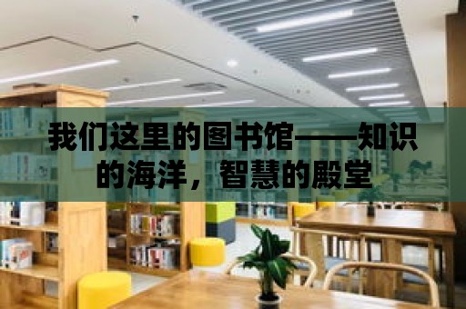 我們這里的圖書館——知識的海洋，智慧的殿堂