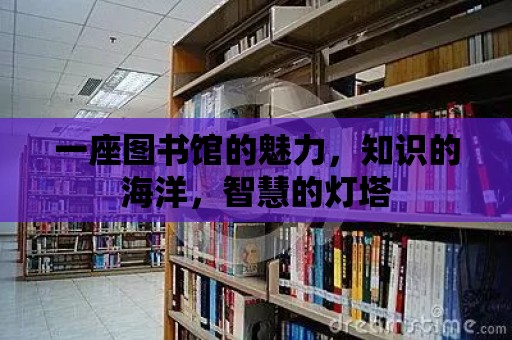 一座圖書館的魅力，知識的海洋，智慧的燈塔