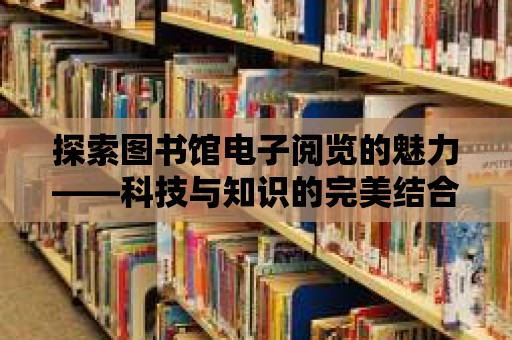 探索圖書(shū)館電子閱覽的魅力——科技與知識(shí)的完美結(jié)合