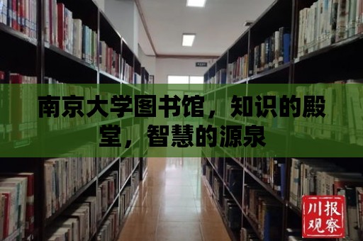 南京大學圖書館，知識的殿堂，智慧的源泉